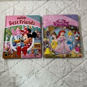 Disney Princess Look and Find Minnie Mouse Best Friends Book Bundle Kids